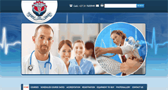 Desktop Screenshot of emergency-care-education.co.za
